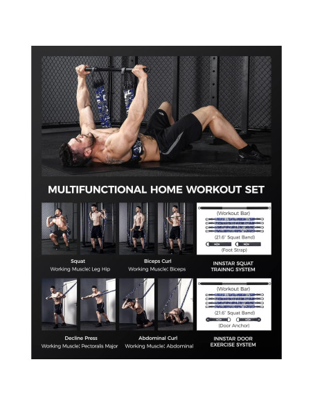 Banda de Resistencia INNSTAR 38" Ajustable para Gimnasio