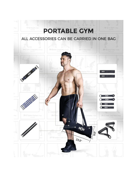 Banda de Resistencia INNSTAR 38" Ajustable para Gimnasio