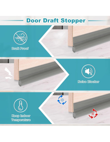 Tapón Aislante para Corrientes de Aire uxcell 96x8 cm Negro