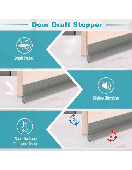 Tapón Aislante para Corrientes de Aire uxcell 96x8 cm Negro