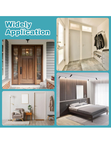 Tapón Aislante para Corrientes de Aire uxcell 96x8 cm Negro