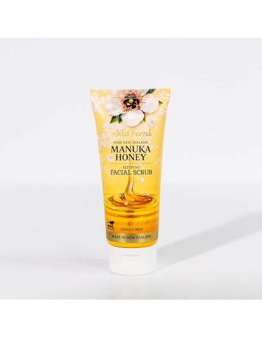 Exfoliante Facial de Miel Manuka Wild Ferns 100ml 99% Natural