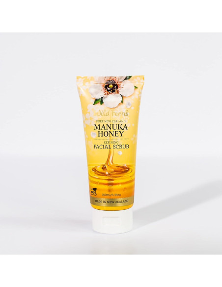 Exfoliante Facial de Miel Manuka Wild Ferns 100ml 99% Natural