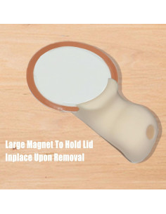 Abridor de Tarros Mason LXLO con Elevador Magnético Beige 2