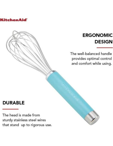 Batidor de Utilidad KitchenAid Aqua Mate 26.67 cm Acero Inoxidable