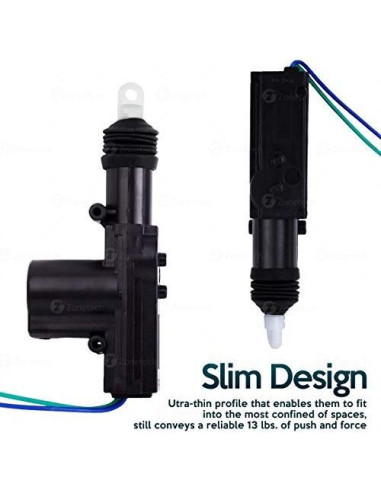 Actuador de Cerradura de Puerta Eléctrica Zone Tech 2-Pack