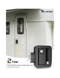 Cerradura de puerta camper TrampgiK de plástico 9.27x7.49cm 2