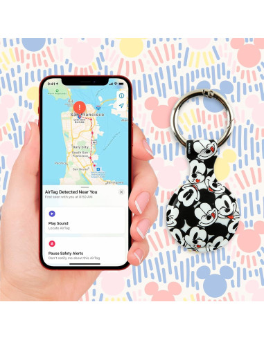 Soporte Disney Mickey Mouse para AirTag - Silicona 18g