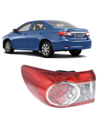 Luz Trasera de Freno Izquierda Silscvtt para Toyota Corolla 2011-2013