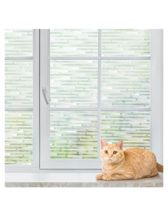 Película de Privacidad Rabbitgoo 44.5x199.8cm Rayada UV