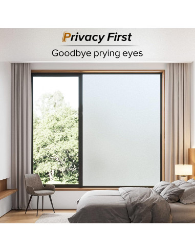 Película de Privacidad para Ventanas rabbitgoo 44.5x200cm