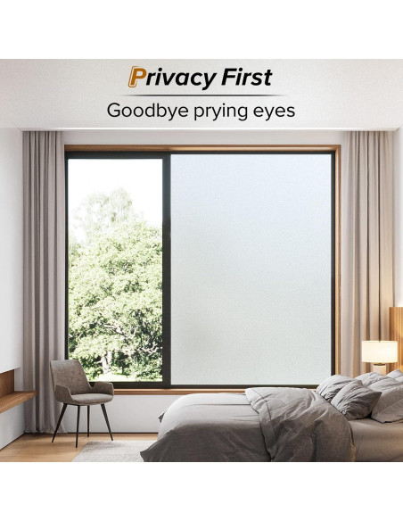 Película de Privacidad para Ventanas rabbitgoo 44.5x200cm