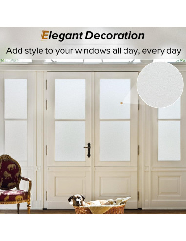 Película de Privacidad para Ventanas rabbitgoo 44.5x200cm