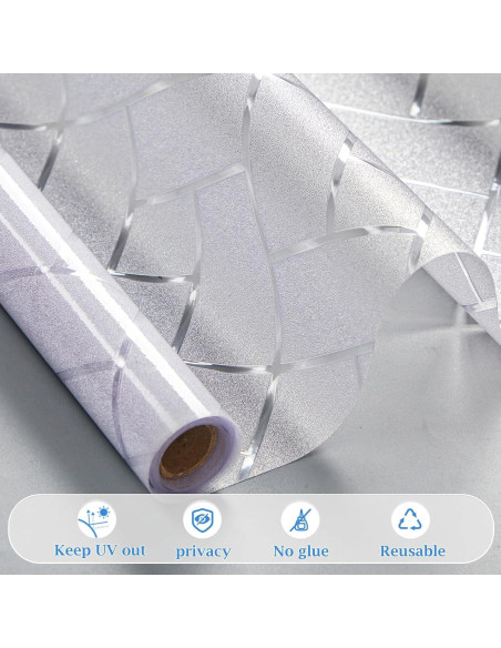 Película de Ventana Esmerilada Coavas 44.5x200 cm - Privacidad UV Película de Ventana Esmerilada Coavas 44.5x200 cm - Privacidad UV