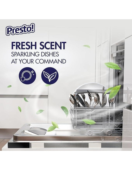 Pacs para Lavavajillas Amazon Presto! Triple Acción 70 Unidades