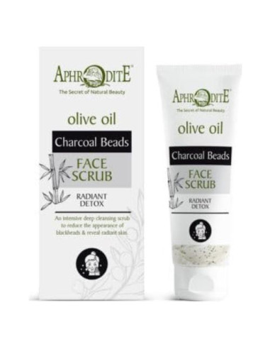 Exfoliante Facial de Perlas de Carbón Aphrodite 150ml Detox