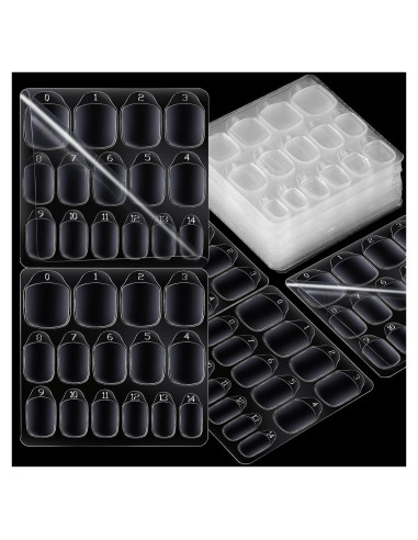 Pestañas Adhesivas para Uñas Postizas Teenitor - 600 Piezas