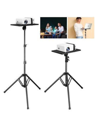 Soporte de Proyector Plegable KEJOG Altura Ajustable 55.88 a 158.12 cm