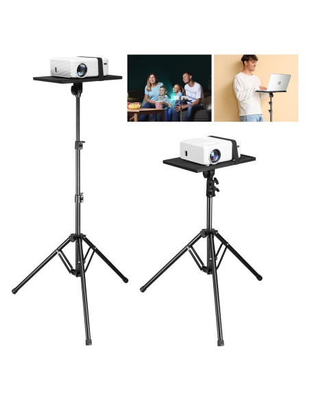 Soporte de Proyector Plegable KEJOG Altura Ajustable 55.88 a 158.12 cm