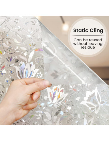 Película de Privacidad para Ventanas Rabbitgoo 44.5x200cm