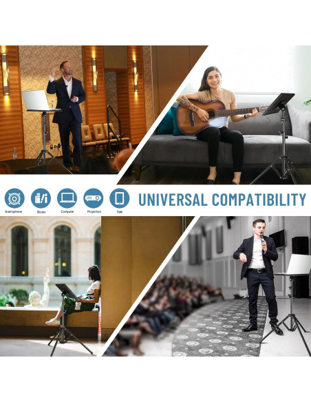 Soporte de Proyector Plegable KEJOG Altura Ajustable 55.88 a 158.12 cm