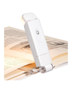 Luz de Lectura DEWENWILS Recargable LED Clip Blanco 4 Brillos