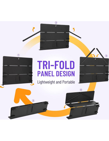 Soporte de Partituras Plegable CAHAYA CY0317 Altura Ajustable
