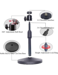 Soporte de Proyector Mini HANTAQ Ajustable 20-30cm 360 2