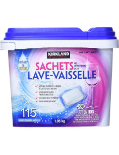 Detergente para Lavavajillas Kirkland Signature 115 Pacs 2