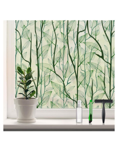 Película de Ventana DKTIE Privacidad 0.89 m Verde Oscuro