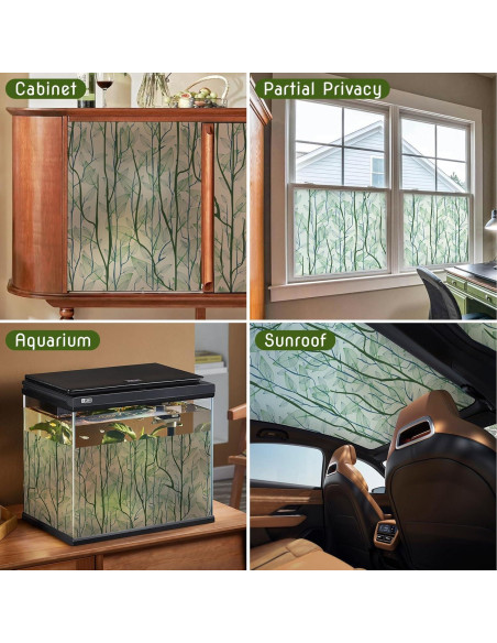 Película de Ventana DKTIE Privacidad 0.89 m Verde Oscuro