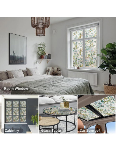 Película de Privacidad para Ventanas Donox 44.5x198 cm Anti-UV