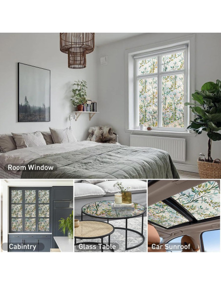 Película de Privacidad para Ventanas Donox 44.5x198 cm Anti-UV