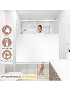 Película de Privacidad para Ventanas Antrect 44.5x199.9 cm 2