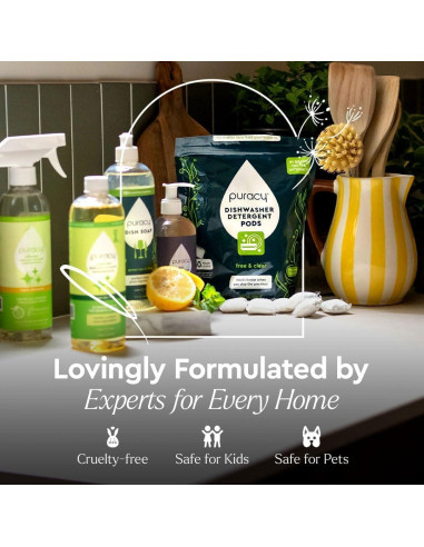 Cápsulas para Lavavajillas Puracy 18 Unidades Cielos Cítricos