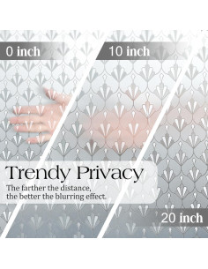 Película de Ventana Rabbitgoo Esmerilada 44.5x200 cm UV 2