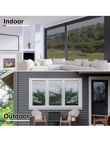 Película de Privacidad Haton 44.5x200cm, Control UV y Calor