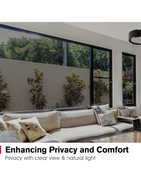 Película de Privacidad Haton 44.5x200cm, Control UV y Calor