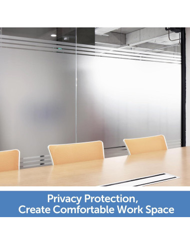 Película de Privacidad Esmerilada HIDBEA 44x200 cm Sin Adhesivo