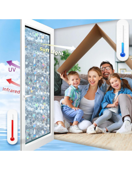 Película de Privacidad para Ventanas Sesybuty 44.5x200 cm UV