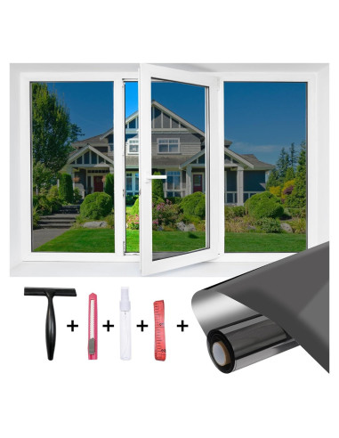 Película de Privacidad para Ventanas JAYONG 44.5x199.8cm