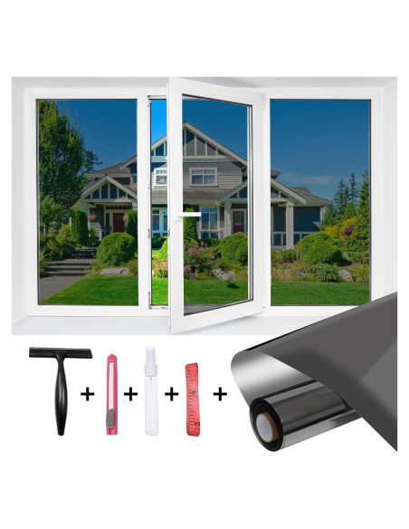 Película de Privacidad para Ventanas JAYONG 44.5x199.8cm