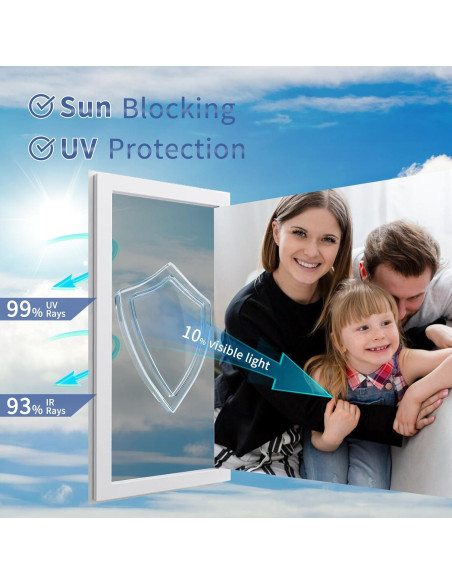 Película de Privacidad para Ventanas JAYONG 44.5x199.8cm