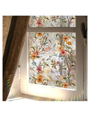 Película de Ventana de Privacidad WBQMUNY 100x40 cm Anti UV