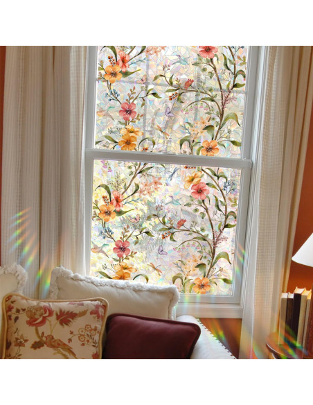 Película de Ventana de Privacidad WBQMUNY 100x40 cm Anti UV