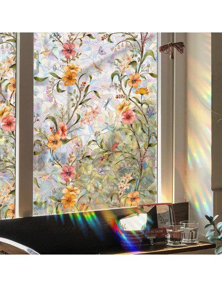 Película de Ventana de Privacidad WBQMUNY 100x40 cm Anti UV