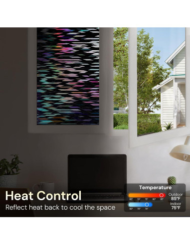 Película de Privacidad Rabbitgoo 44.5x200cm Opaca UV