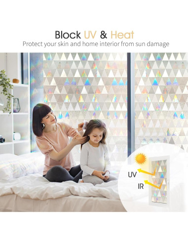 Película de Privacidad para Ventanas LUTE 0.89 m Transparente