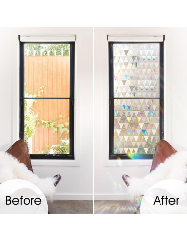 Película de Privacidad para Ventanas LUTE 0.89 m Transparente