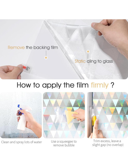 Película de Privacidad para Ventanas LUTE 0.89 m Transparente